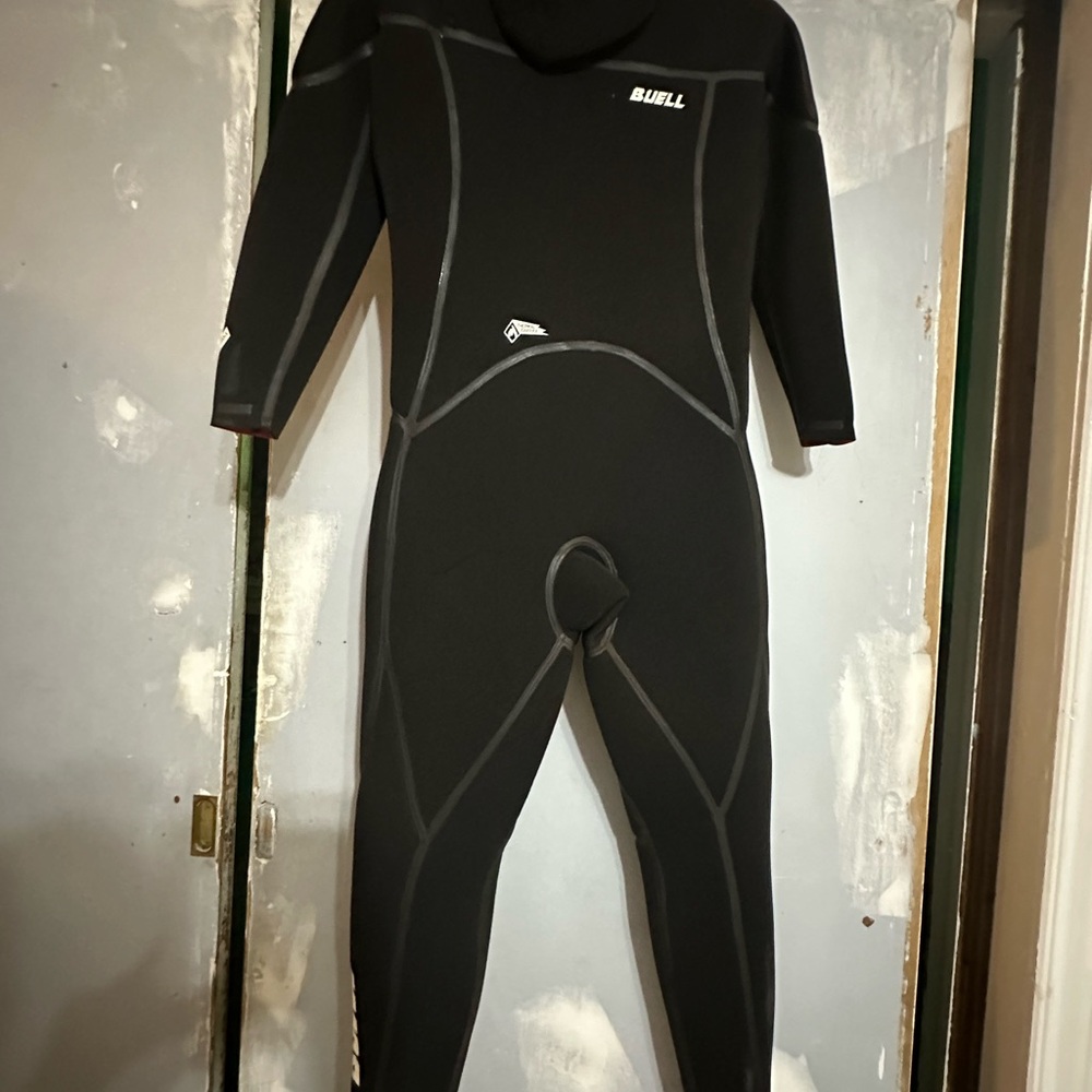 Buell Black Youth Full Hooded Wetsuit H6 5/4 MM